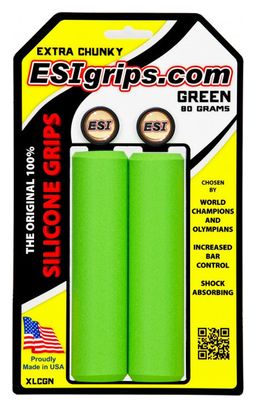 ESI Extra Grun Silicone Grips 34mm Green