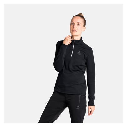 Odlo Besso Thermofleece 1/2 Zip Schwarz Damen