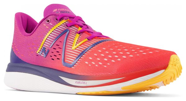 New Balance FuelCell SuperComp Pacer v1 Women's Pink Blue Running Shoes