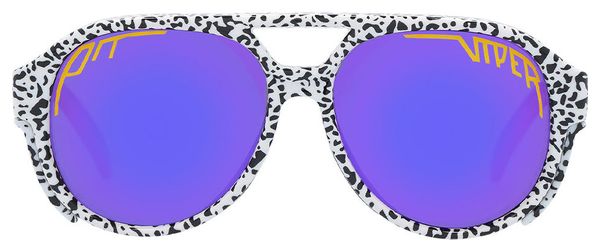 Pair of Pit Viper The Son Of Beach Polarized Exciters White/Blue Goggles