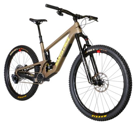 Produit Reconditionné - VTT Tout-Suspendu Santa Cruz 5010 v5 Carbone CC Sram GX AXS Eagle 12V 27 5''/29' Nickel Mat/Jaune 2023