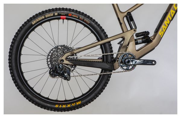 Produit Reconditionné - VTT Tout-Suspendu Santa Cruz 5010 v5 Carbone CC Sram GX AXS Eagle 12V 27 5''/29' Nickel Mat/Jaune 2023