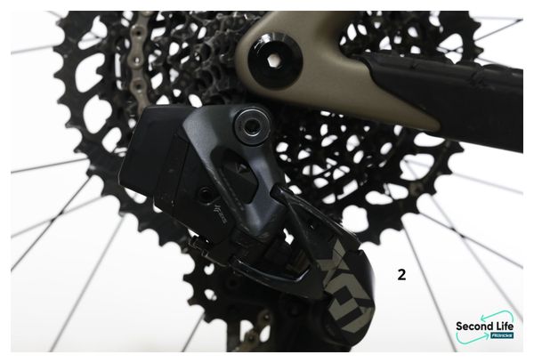 Producto renovado - Bicicleta de montaña Santa Cruz 5010 v5 Carbon CC Sram GX AXS Eagle 12V 27,5''/29'' Níquel Mate/Amarillo 2023