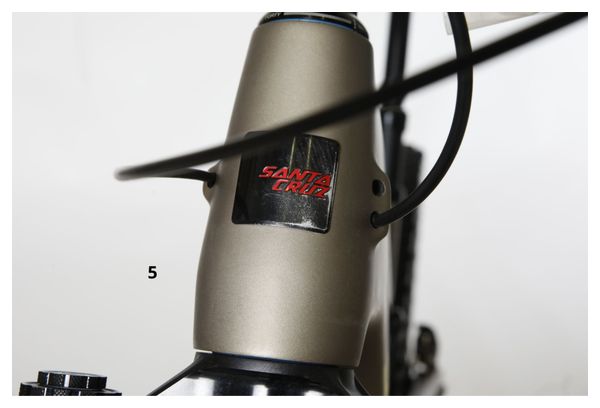 Producto renovado - Bicicleta de montaña Santa Cruz 5010 v5 Carbon CC Sram GX AXS Eagle 12V 27,5''/29'' Níquel Mate/Amarillo 2023
