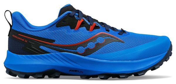 Loopschoenen Saucony Peregrine 14 Blauw Zwart