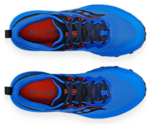 Loopschoenen Saucony Peregrine 14 Blauw Zwart