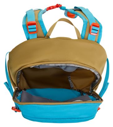 The North Face Basin 15L Hiking Backpack, Green/Blue