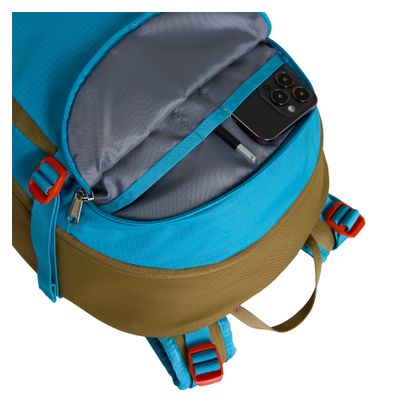 The North Face Basin 15L Hiking Backpack, Green/Blue