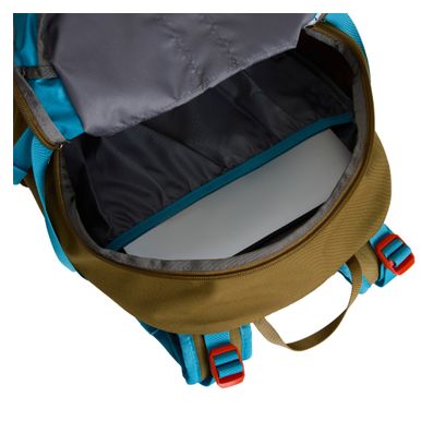 The North Face Basin 15L Hiking Backpack, Green/Blue