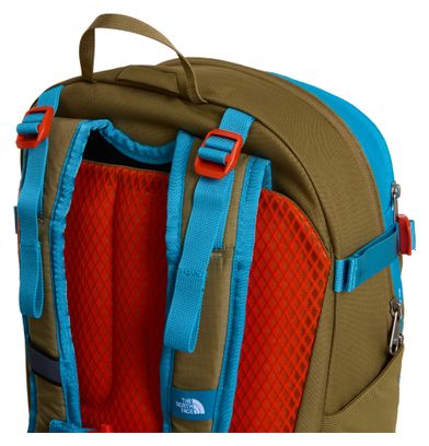 The North Face Basin 15L Hiking Backpack, Green/Blue