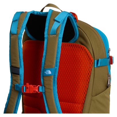 The North Face Basin 15L Hiking Backpack, Green/Blue