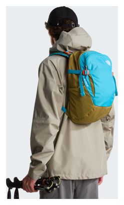 The North Face Basin 15L Hiking Backpack, Green/Blue