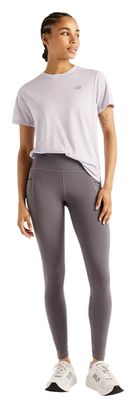 Maglietta da corsa New Balance RC Essential viola da donna