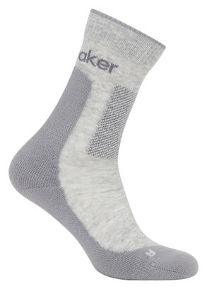 Calcetines Icebreaker Hike+ Crew Gris para mujer