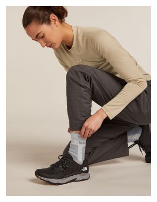 Calcetines Icebreaker Hike+ Crew Gris para mujer
