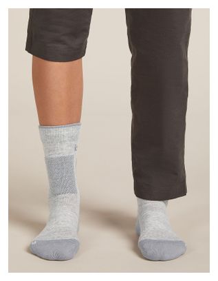 Calcetines Icebreaker Hike+ Crew Gris para mujer