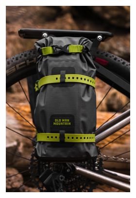 Old Man Mountain Dry Bag 5L Gepäcktasche für den Heckgepäckträger, Schwarz/Grau