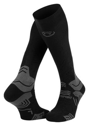 Calcetines de compresión BV <strong>SPORT Tre</strong>k GR Negro/Gris