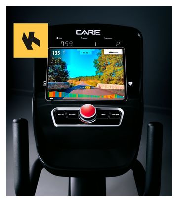 Vélo semi allongé ROADSTER LED auto-alimenté - CARE - ergomètre connecté