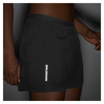 Salomon Cross Run Women's 2-in-1 Shorts Black