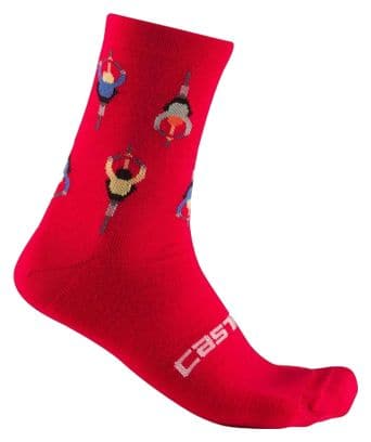 Castelli Aperitivo 15 Socks Red