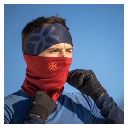 Unisex Merino Neckwarmer AYAQ Lobbia Red Sienna Rouge