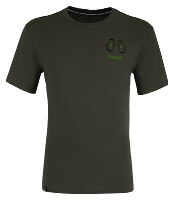 Salewa Lavaredo Hemp Print T-Shirt Dunkelgrün