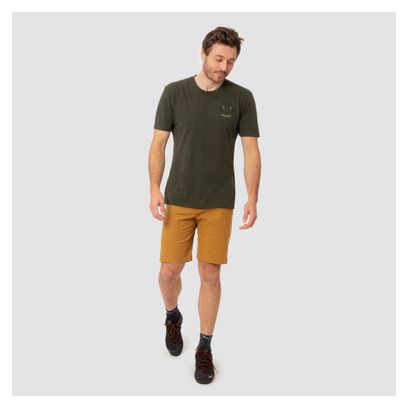 Salewa Lavaredo Hemp Print T-Shirt Dunkelgrün