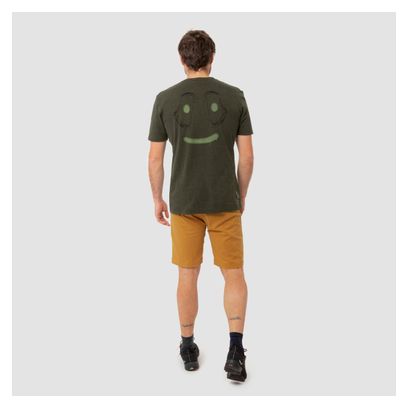 Camiseta con estampado de cáñamo Salewa Lavaredo Verde Oscuro