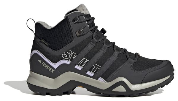 Chaussures de Randonnée Femme adidas Terrex Swift R2 Mid GTX Noir Gris