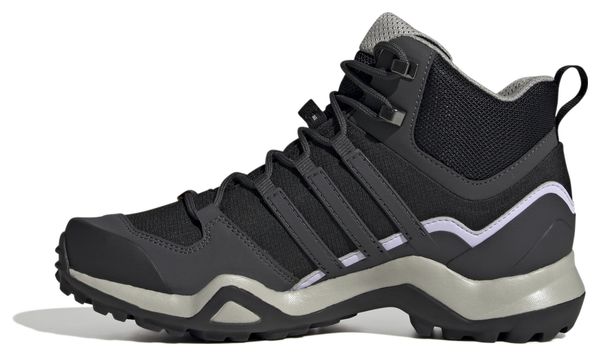 Botas de montaña para mujer adidas Terrex Swift R2 Mid GTX Negro Gris