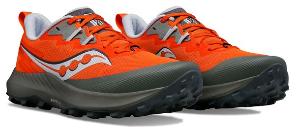 Chaussures de Trail Running Saucony Peregrine 14 Rouge Gris