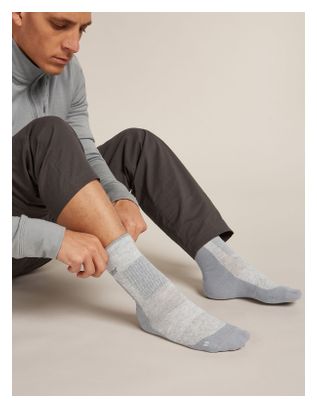 Calcetines Icebreaker Hike+ Crew Medium Gris para hombre
