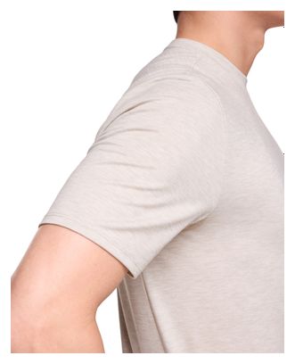 Hoka Essential Beige Homme short sleeve jersey