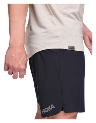 Hoka Essential Beige Homme short sleeve jersey