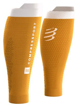Compressport R2 3.0 Compression Sleeves, Yellow/Gray