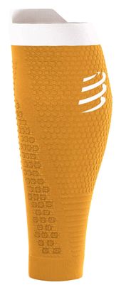Compressport R2 3.0 Compression Sleeves, Yellow/Gray
