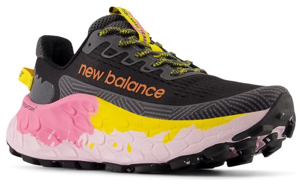 New Balance Fresh Foam X Trail More v3 Black Pink Yellow Women s Trail Shoes