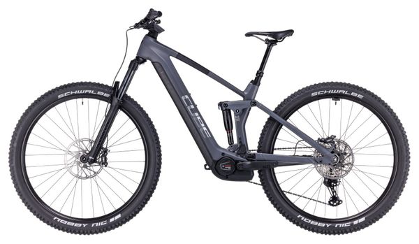 Gereviseerd product - Cube Stereo Hybrid 140 HPC Race 750 Shimano Deore XT 12V 750 Wh 29'' volledig geveerde elektrische MTB Grijs Chroom 2024