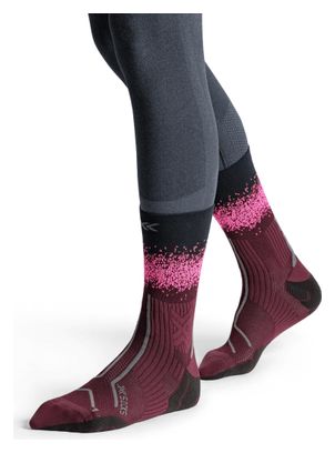 X-Socks Trailrun TerraSkin Perform Crew sokken, rood/roze