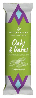 Moonvalley Oats &amp; Dates Organic Energy Bar Cardamom 50 g