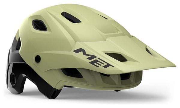 Remove chinguard Helmet Met Parachute MCR Mips Green/Black