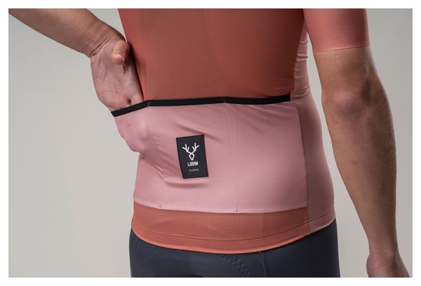 LeBram Glières Jersey met korte mouwen Pink Terracotta