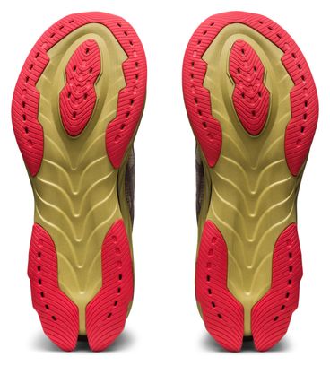 Chaussures de Running Asics Gel Kinsei Blast LE 2 Khaki Rouge