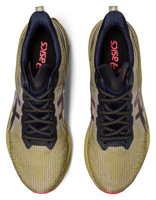 Chaussures de Running Asics Gel Kinsei Blast LE 2 Khaki Rouge