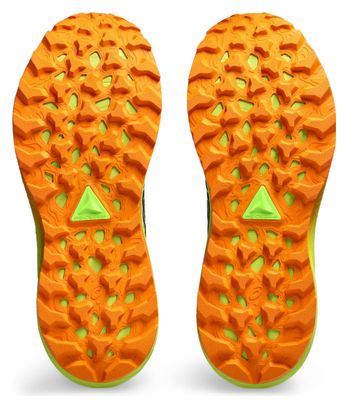 Chaussures Trail Asics GEL-Trabuco 11 Noir Jaune Orange Homme