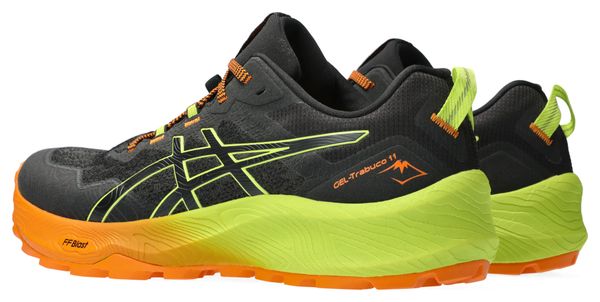 Zapatillas Trail Asics GEL-Trabuco 11 Negro Amarillo Naranja Hombre