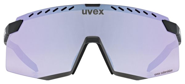 Uvex Pace Stage CV Brille Schwarz/Gläser Rosa verspiegelt