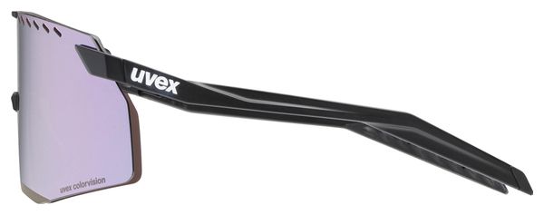 Uvex Pace Stage CV Brille Schwarz/Gläser Rosa verspiegelt