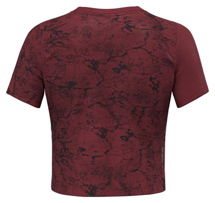 T-Shirt Crop Salewa Lavaredo Hemp Rouge